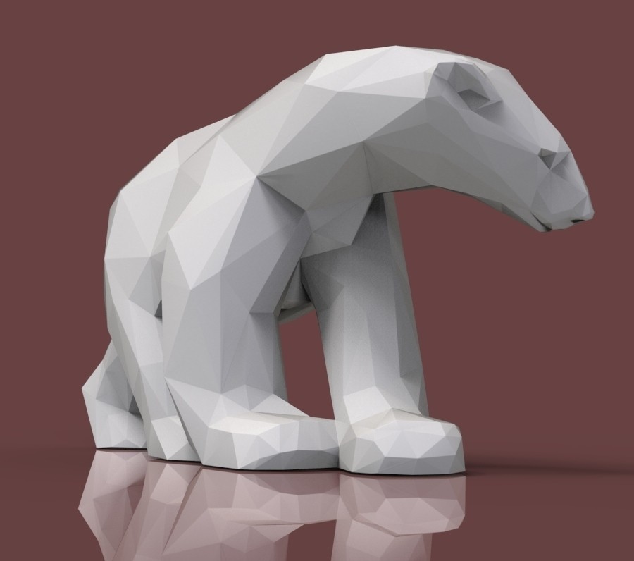 STL File Polar Bear Lowpoly 3D Printable Model To Download Cults stl-file-polar-bear-lowpoly-3d-printable-model-to-download-cults